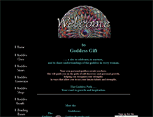 Tablet Screenshot of goddessgift.com